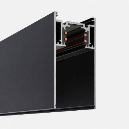 SINA MAGNETICA 20MM - Sina magnetica aplicata/suspendata negru mat 2M 48V DC