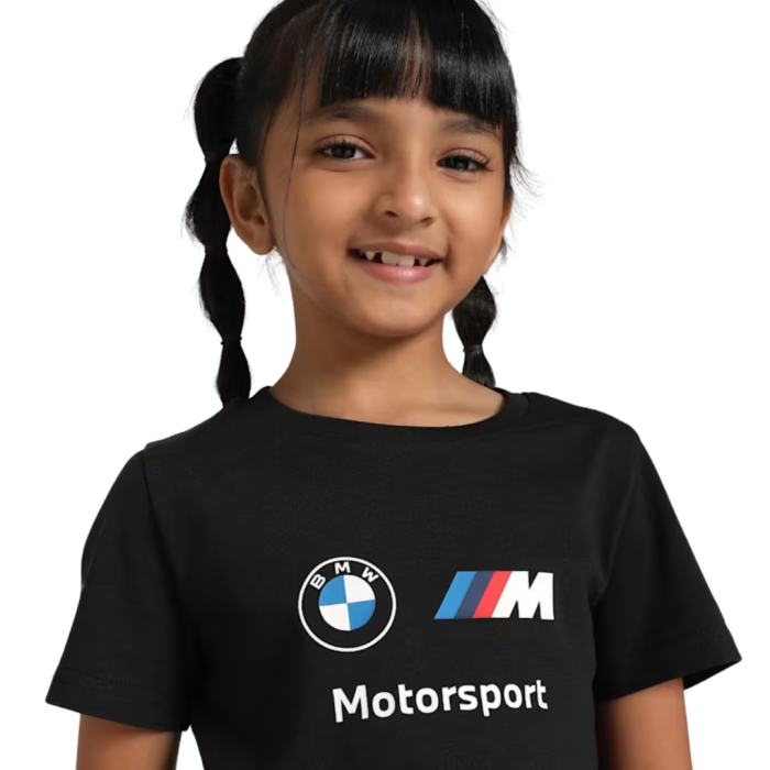BMW MMS KIDS ESS LOGO TEE PUMA Black 621264-01 [2]