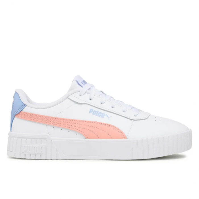 Carina 2.0 Jr PUMA White-Poppy Pink-Blis 386185-12