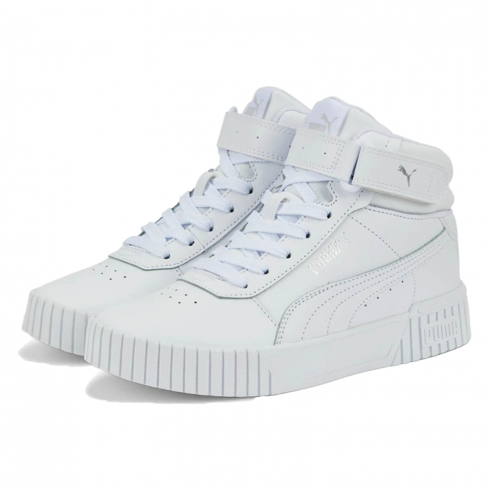 Carina 2.0 Mid Jr Puma White-Puma White- 387376-02 [4]