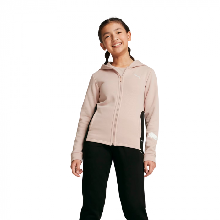 Classic Hooded Tracksuit Fl Cl G Rose Qu [2]