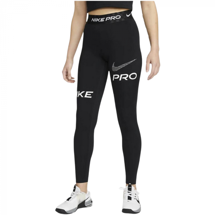 Colanti Nike Pro Graphic Training Femei, Negru