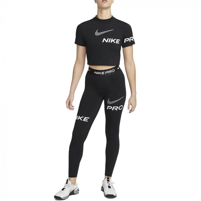 Colanti Nike Pro Graphic Training Femei, Negru [3]