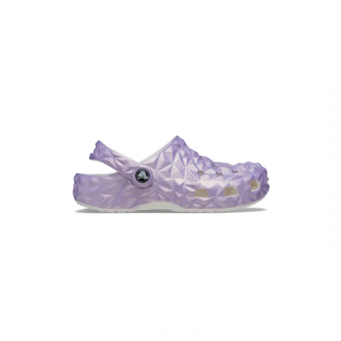 CROCS CLASSIC IRIDESCENT GEO CLOG KIDS