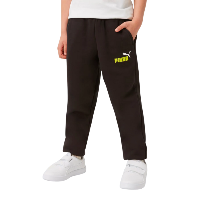 ESS+ 2 Col Logo Pants FL cl B PUMA Black 586988-59