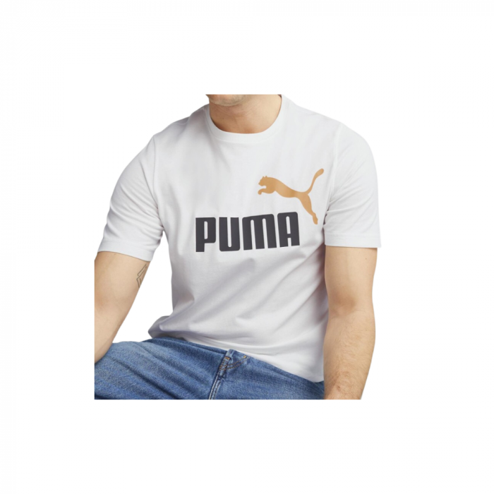 ESS+ 2 Col Logo Tee PUMA White-dark nigh [2]
