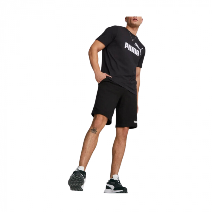 ESS+ 2 Col Shorts 10 PUMA Black-puma wh [4]