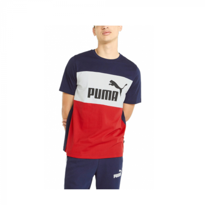 ESS+ Colorblock Tee Peacoat [3]