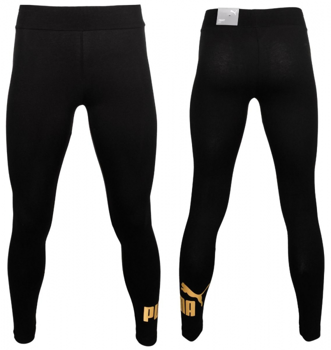 Ess+ Metallic Leggings Puma Black-Gold 586896-01