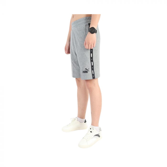 Ess+ Tape Shorts 9 TR Medium Gray Heath [4]