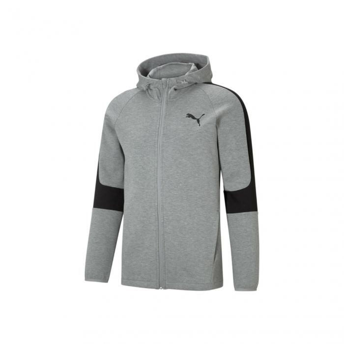 Evostripe Core Fz Hoodie Medium Gray Hea