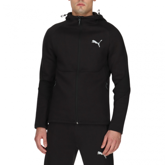 EVOSTRIPE Full-Zip Hoodie DK PUMA Black 678995-01 [3]