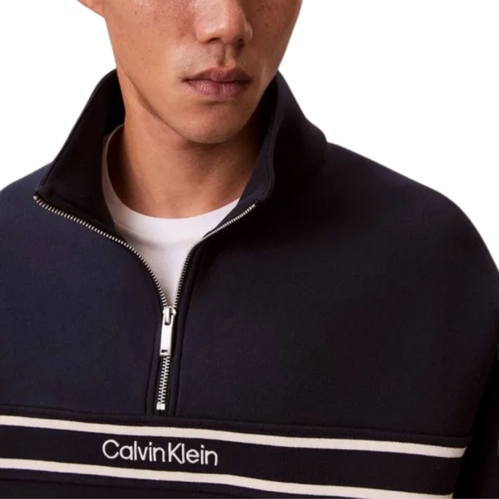 FELPA SPACER 1/4 ZIP STRIPE 4RE221G-CEF [2]