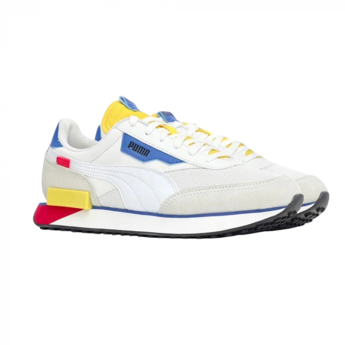 Future Rider Neon Play Jr Puma White-Mai [4]