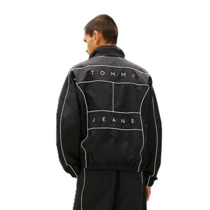 GIACCA POLY FULL ZIP CAPPUCCIO PIPING FLAG DM0DM22297-BDS [3]