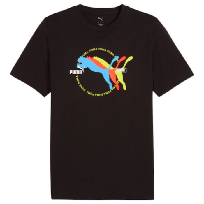 GRAPHICS Multiple Cat Logo Tee PUMA Blac 684826-01 [5]