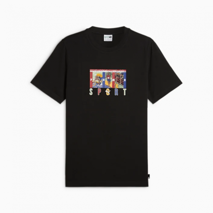 GRAPHICS PUMA SPORT Tee PUMA Black 625418-01