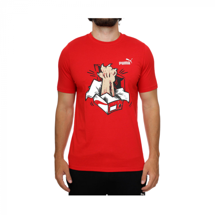 Graphics Sneaker Tee For All Time Red [3]