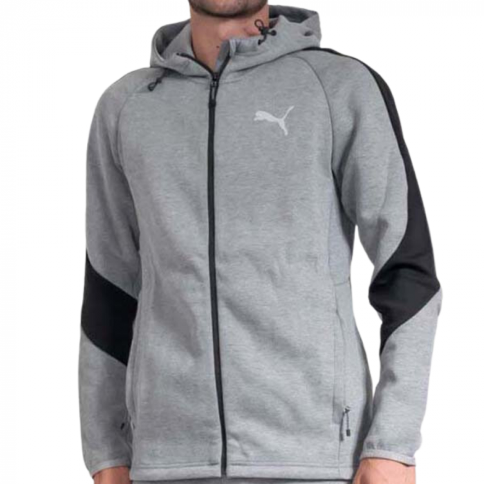 Evostripe Full-Zip Hoodie Medium Gray He [3]
