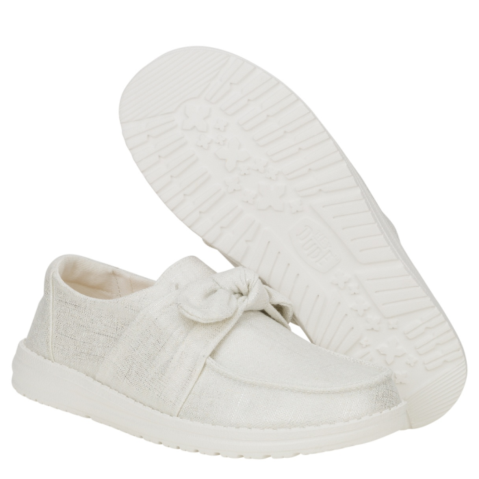 HEYDUDE WENDY BOW SHIMMER  43684 43684-041 [6]