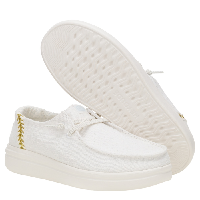 HEYDUDE WENDY RISE PERF CANVAS  43682 43682-100 [6]