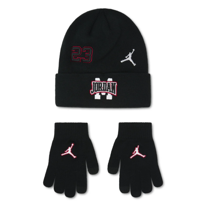 JAN JORDAN PATCH BEANIE SET 9A9103-023 [1]