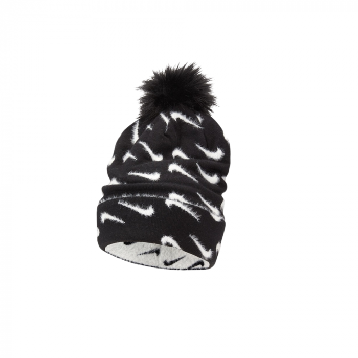 K NK Peak Beanie Pom