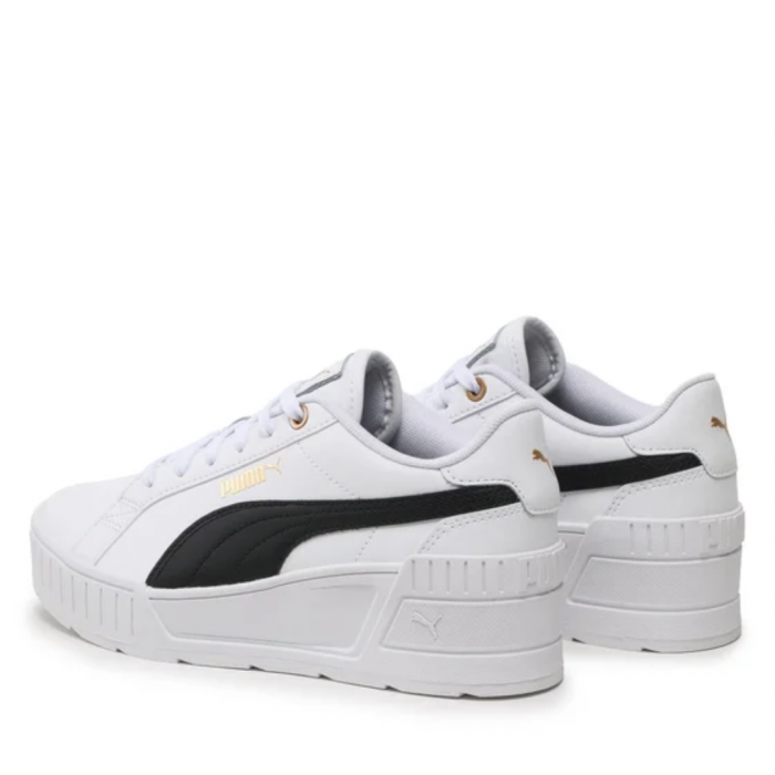 Karmen Wedge PUMA White-PUMA Black-Gold [3]
