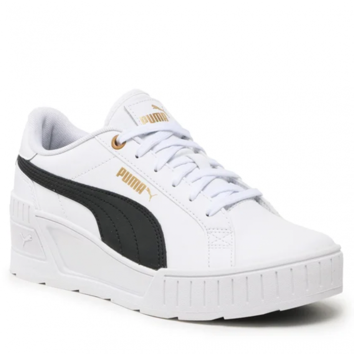 Karmen Wedge PUMA White-PUMA Black-Gold [2]