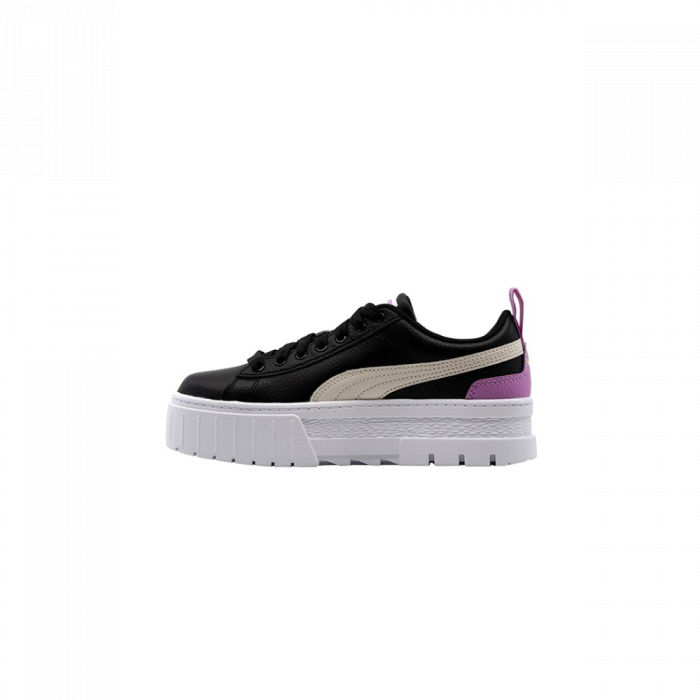 Mayze Lth Jr Puma Black-Whisper White [2]