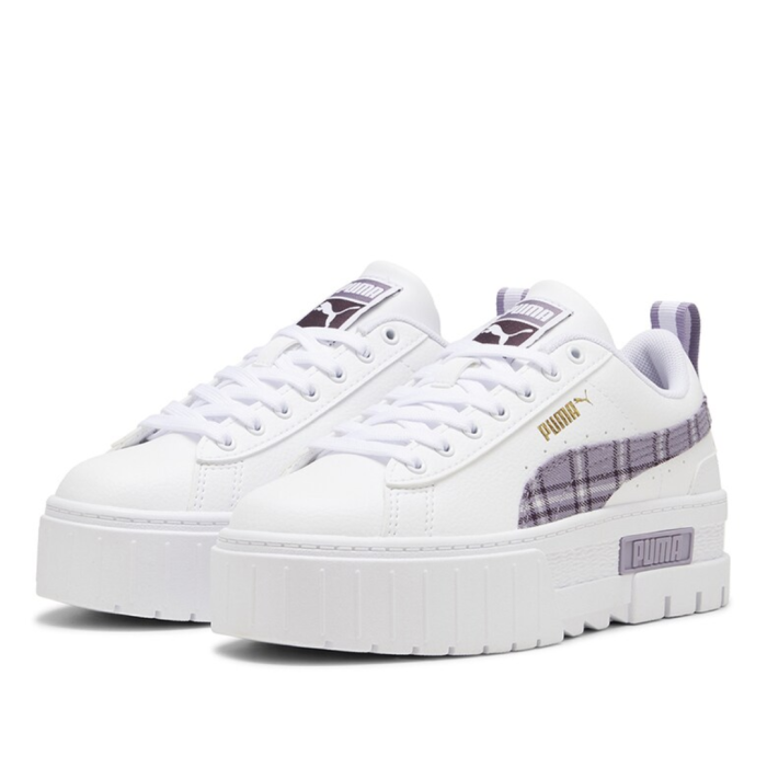 Mayze Winter Tartan Jr PUMA White-Pale P 398061-02 [4]