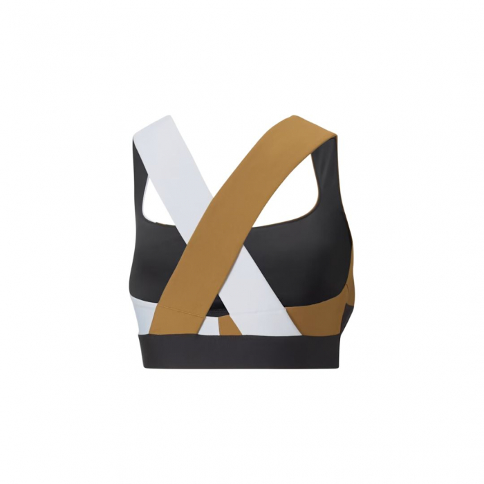 Mid Impact Safari Glam Bra Puma Black-De [2]