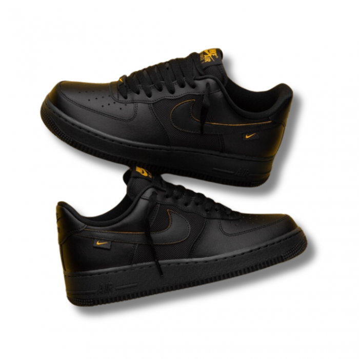 Nike Air Force 1 '07 Black University Gold [4]