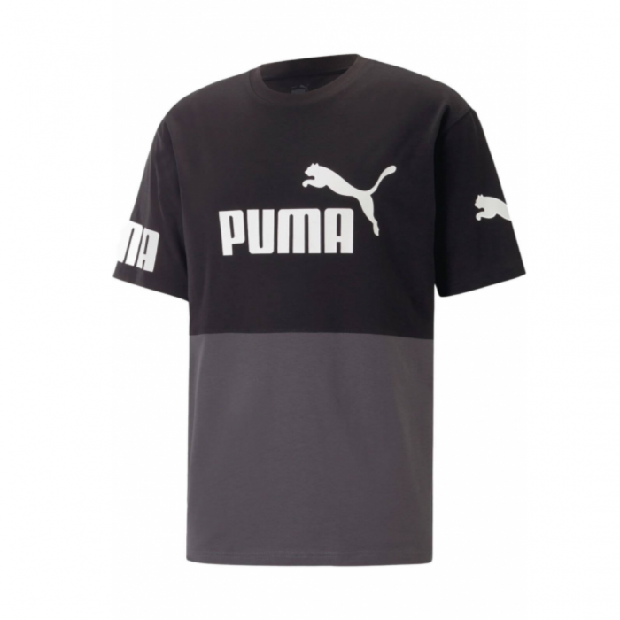 Puma Power Colorblock Tee Puma Black