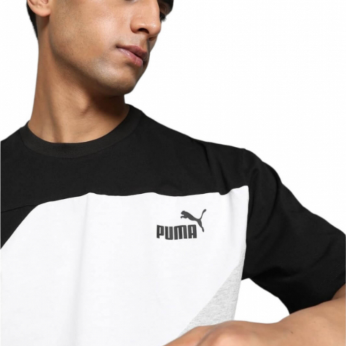 PUMA POWER Colorblock Tee PUMA Black [3]