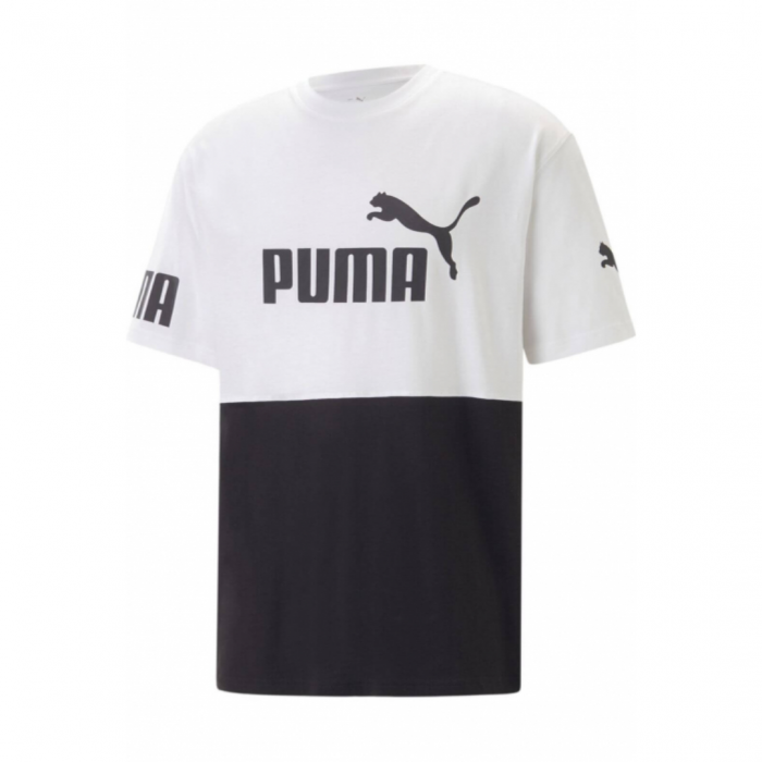 Puma Power Colorblock Tee Puma White