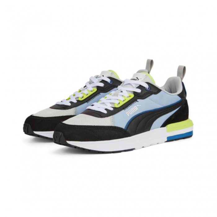 PUMA R22 Blue Wash-Puma Black-Gray Viole [3]
