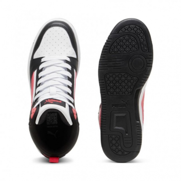 Puma Rebound V6 Mid Jr PUMA Black-Tart C 393831-16 [3]