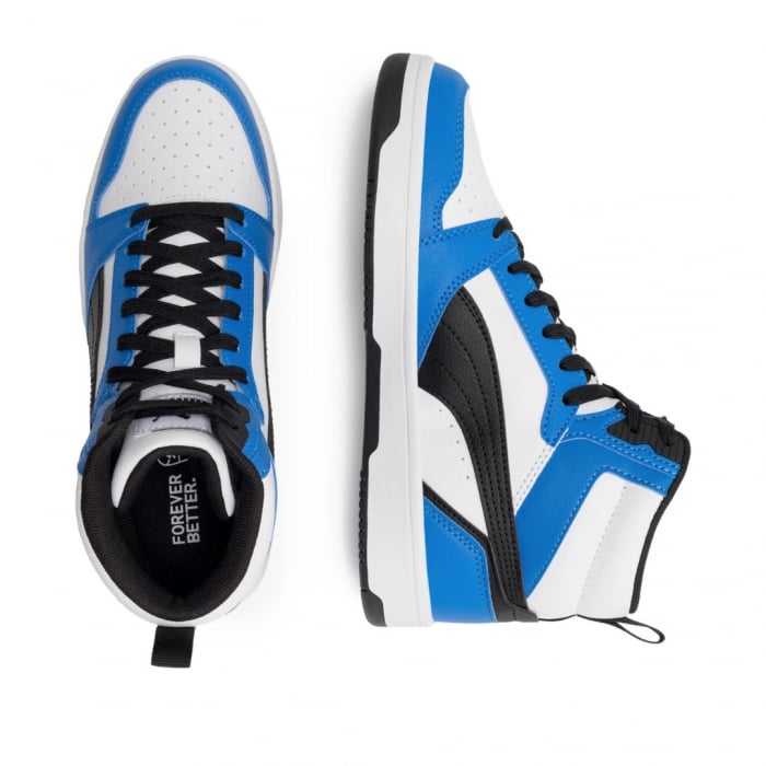 Puma Rebound V6 Mid Jr PUMA White-PUMA B [4]