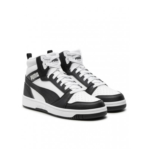 Puma Rebound V6 Mid Jr PUMA White-PUMA B 393831-01 [2]