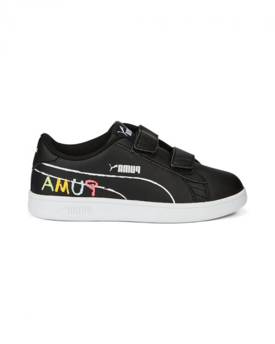 Puma Smash V2 Home School V Ps Puma Blac 386200-01