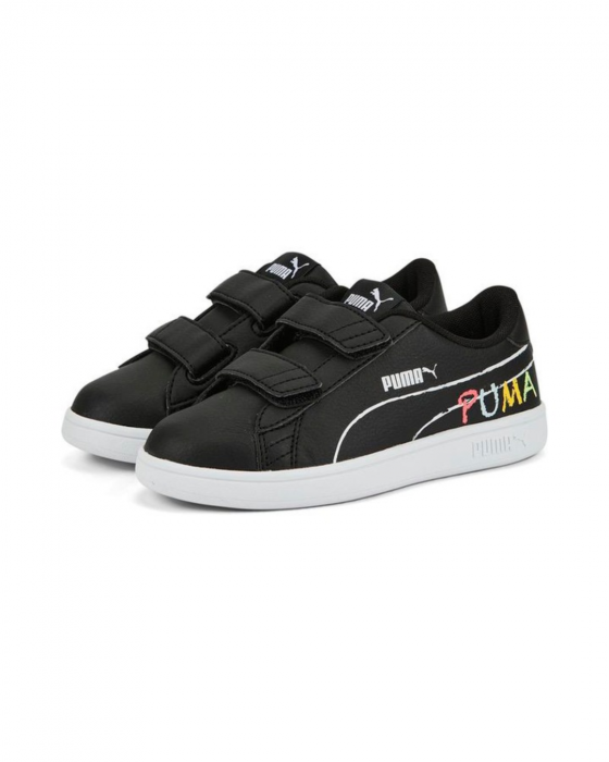 Puma Smash V2 Home School V Ps Puma Blac 386200-01 [3]