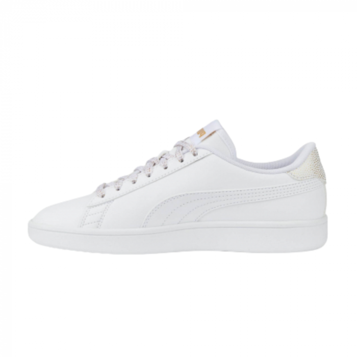 Puma Smash V2 Metallics Jr Puma White-Pu [2]