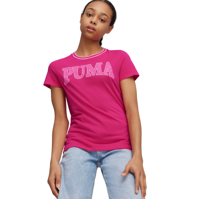 PUMA SQUAD Tee G Garnet Rose 679387-48