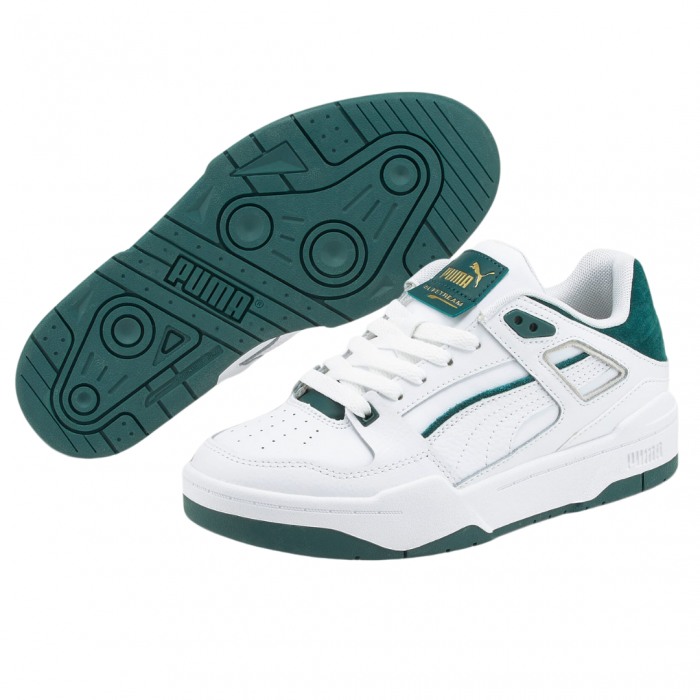 Slipstream Jr Puma White-Varsity Green [2]