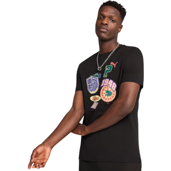 SPORTS LEGACY Front Graphic Tee PUMA Bla 629627-01 [1]