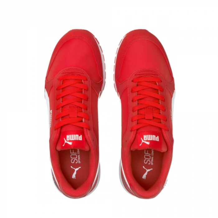 St Runner V2 Nl Jr Poppy Red-Puma White- [2]