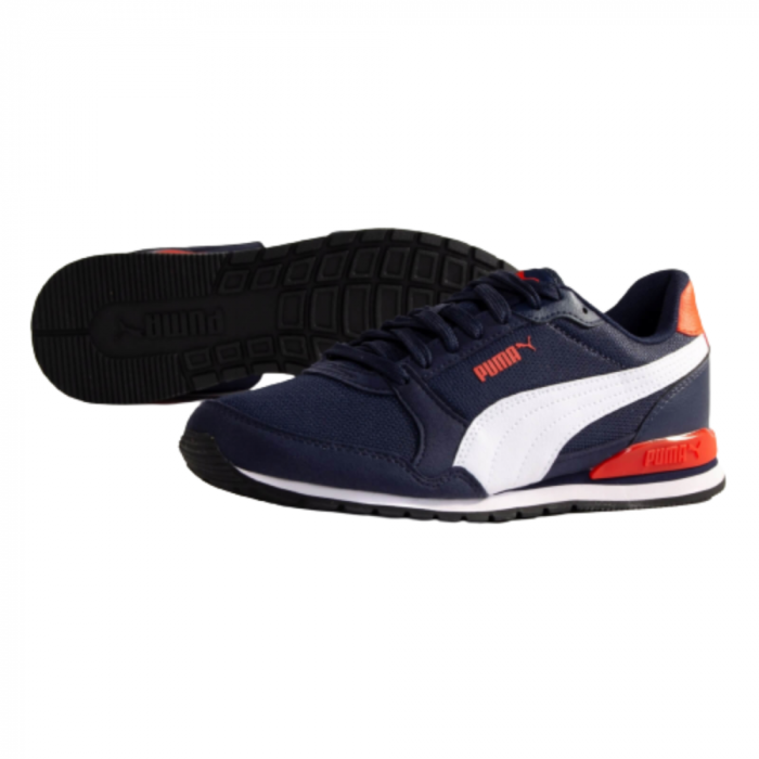 ST Runner v3 Mesh Jr Peacoat-Puma White- [2]