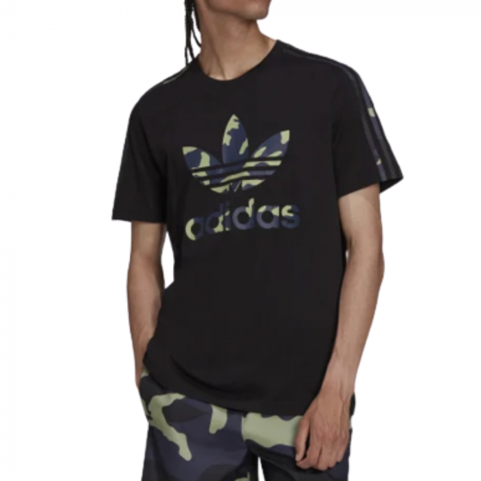 T-Shirt Cotone Manica Corta Trefoil Camo [2]