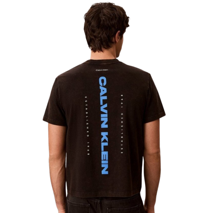 T-SHIRT MANICA CORTA COTONE 20S WASHED SPINE GRAPHIC LV04RG834G-UB1 [3]